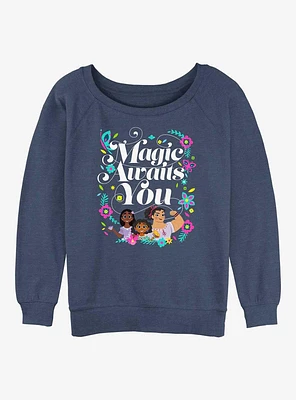 Disney Encanto Magic Awaits Girls Slouchy Sweatshirt