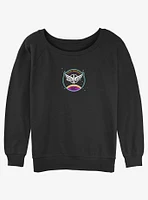 Disney Pixar Lightyear Star Command Icon Girls Slouchy Sweatshirt