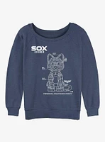 Disney Pixar Lightyear Sox Tech Girls Slouchy Sweatshirt