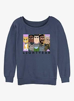 Disney Pixar Lightyear Space Heroes Girls Slouchy Sweatshirt