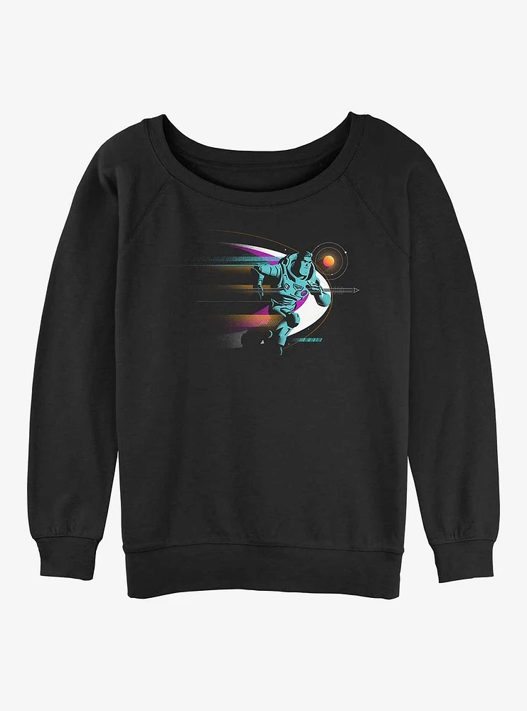 Disney Pixar Lightyear Space Walk Girls Slouchy Sweatshirt