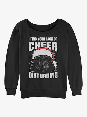 Star Wars Darth Vader Lack of Cheer Girls Slouchy Sweatshirt