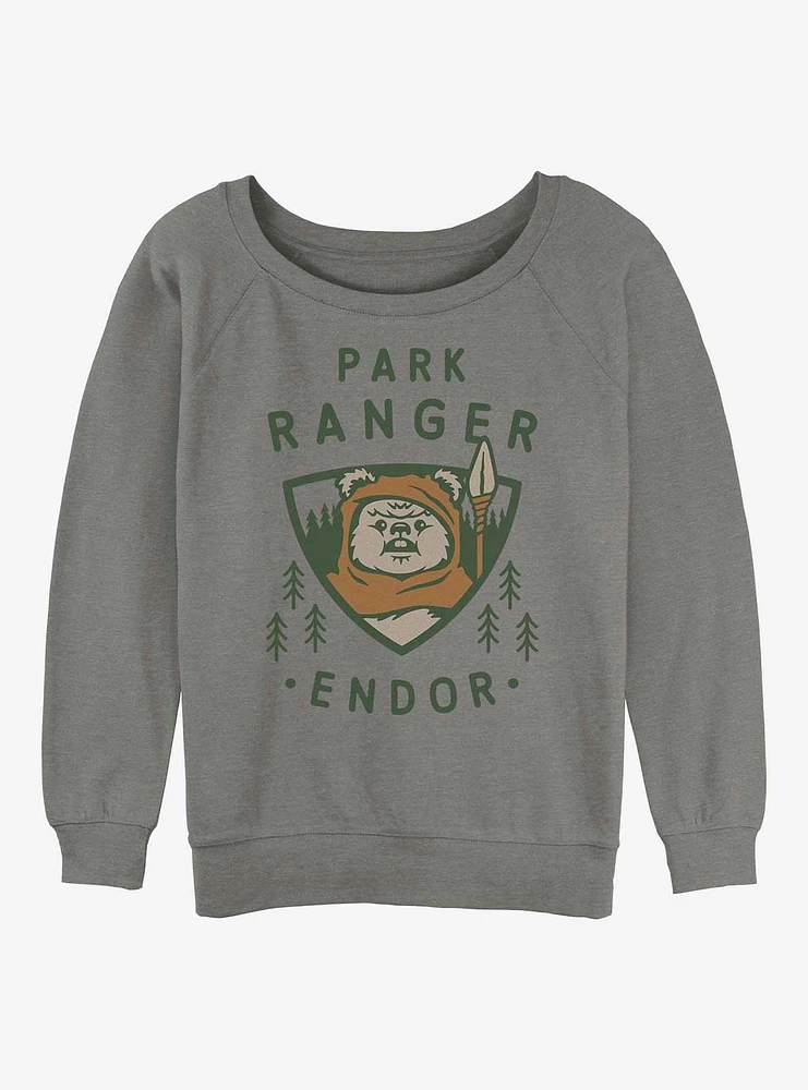 Star Wars Park Ranger Girls Slouchy Sweatshirt