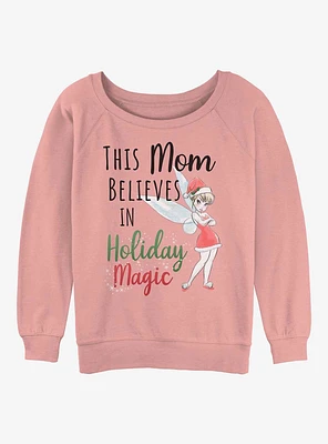 Disney Tinker Bell Holiday Magic Mom Girls Slouchy Sweatshirt