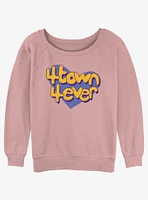 Disney Pixar Turning Red 4Town Heart Girls Slouchy Sweatshirt