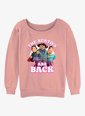 Disney Pixar Turning Red The Aunties Are Back Girls Slouchy Sweatshirt
