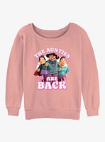 Disney Pixar Turning Red The Aunties Are Back Girls Slouchy Sweatshirt