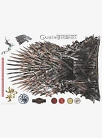 Game Of Thrones The Iron Throne Xl Giant Peel & Stick Wall Decals