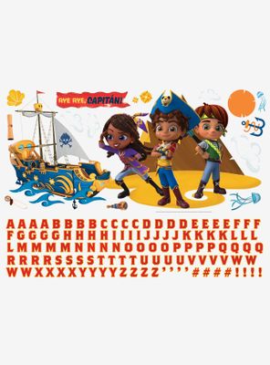 Santiago Of The Seas Giant Peel & Stick Wall Decals With Alphabet