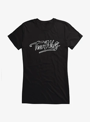 Teen Wolf Movie Title Logo Girls T-Shirt