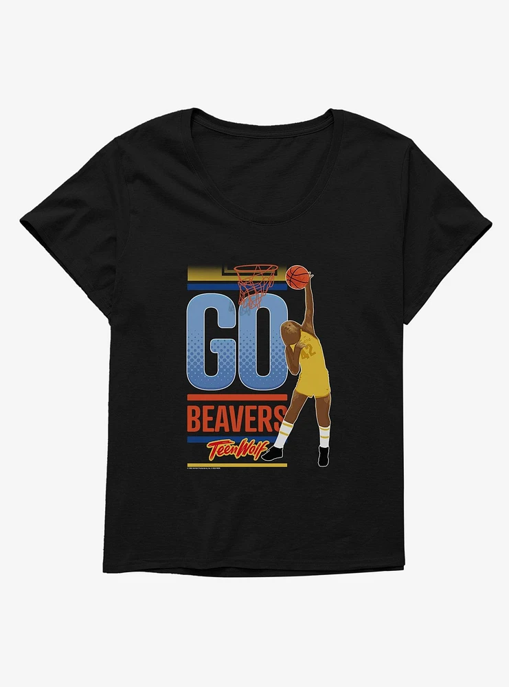 Teen Wolf Go Beavers Girls T-Shirt Plus