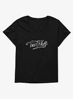 Teen Wolf Movie Title Logo Girls T-Shirt Plus