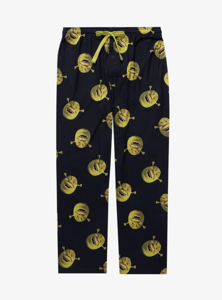 Shrek Faces Allover Print Sleep Pants - BoxLunch Exclusive, BoxLunch