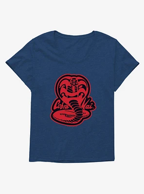 Cobra Kai Snake Logo Girls T-Shirt Plus