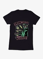 Universal Monsters Frankenstein Nightmare Of Horror Womens T-Shirt