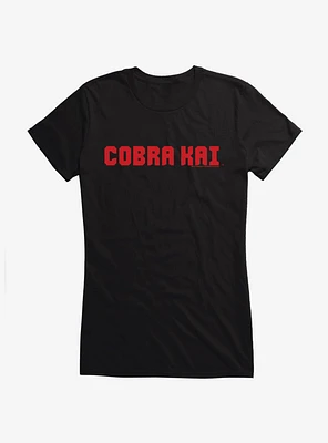 Cobra Kai Franchise Logo Girls T-Shirt