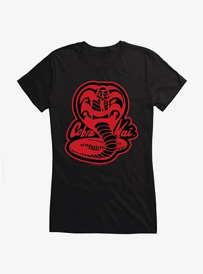 Cobra Kai Snake Logo Girls T-Shirt