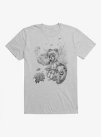 HT Creators: MUMBOT WORLD Mossy Falling Leaves T-Shirt