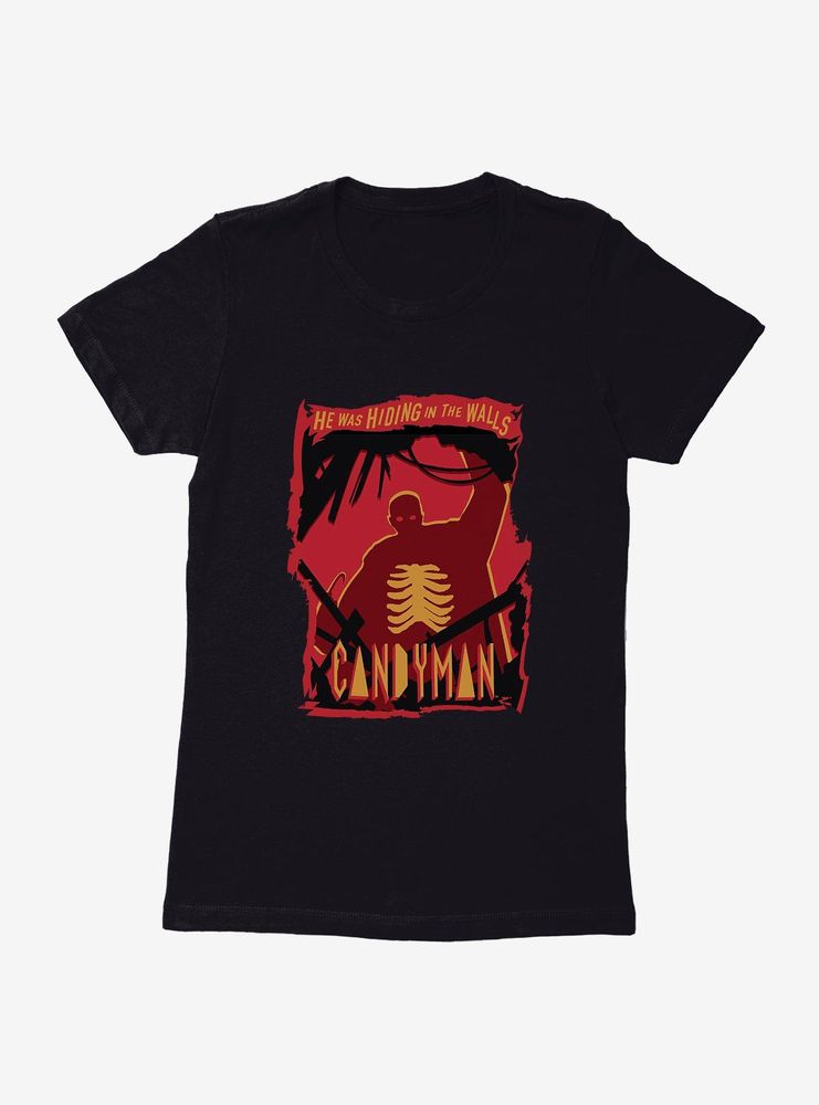 Candyman Hiding The Walls Womens T-Shirt