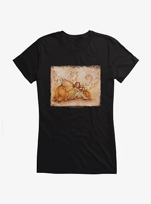 Autumn Fae Girls T-Shirt by Amy Brown