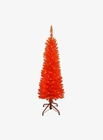 Kurt Adler 4-foot Pre-Lit Slim Orange Tree