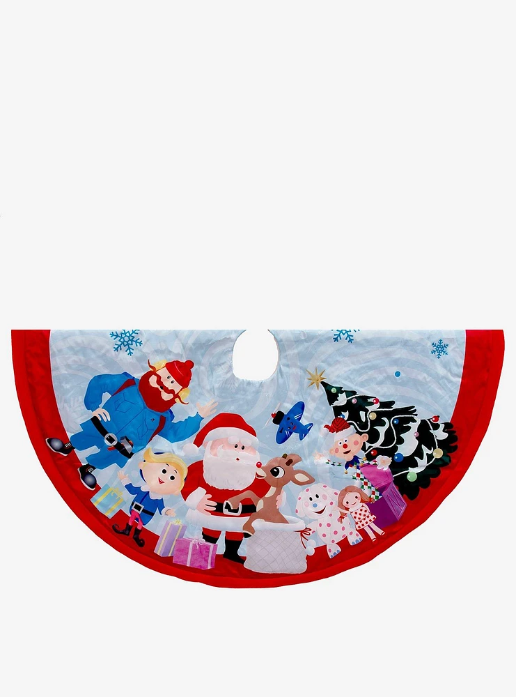 Kurt Adler Rudolph the Red-Nosed Reindeer and Friends Tree Skirt