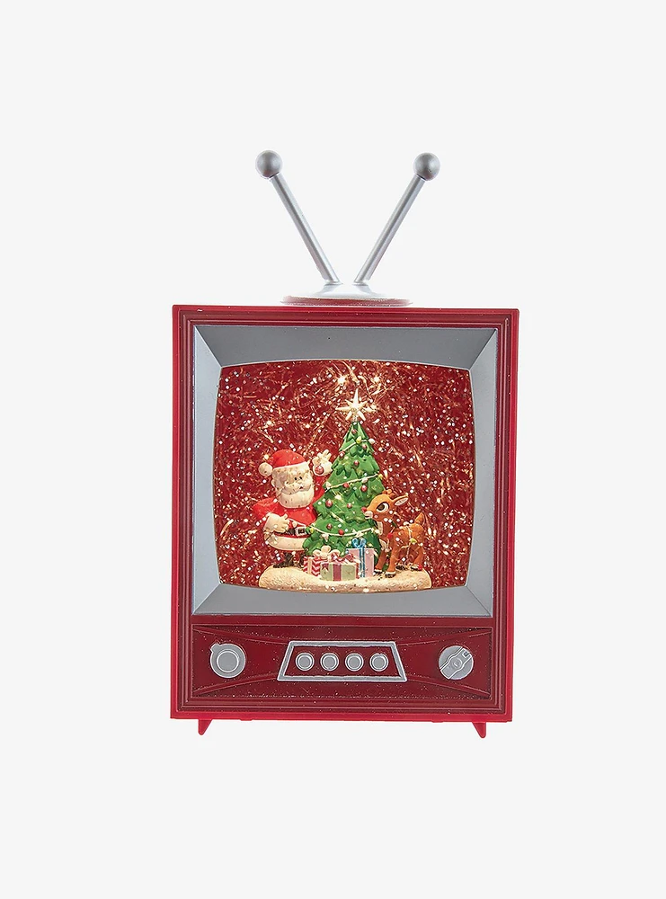 Kurt Adler Rudolph the Red-Nosed Reindeer and Santa Musical TV Figure