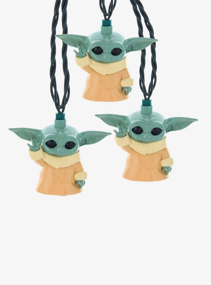 Kurt Adler Star Wars The Mandalorian The Child String Lights