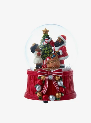 Kurt Adler Musical Santa Snow Globe