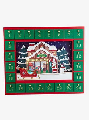 Kurt Adler Santa Toy Shop Advent Calendar