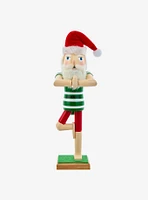 Kurt Adler Wooden Yoga Santa Nutcracker