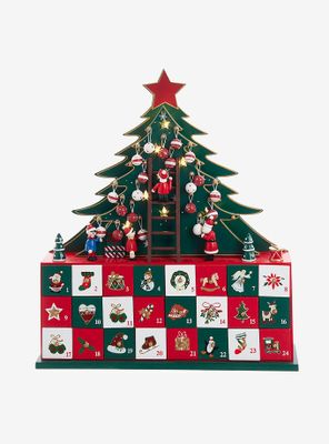 Kurt Adler LED Christmas Tree Advent Calendar