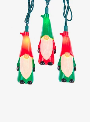 Red and Green Gnome String Light