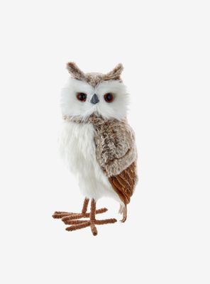 Kurt Adler Gray and Brown Owl Ornament