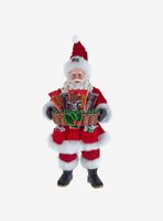 Kurt Adler Hershey Santa with Basket Figure