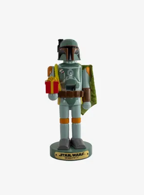 Kurt Adler Star Wars Book of Boba Fett With Present Nutcracker