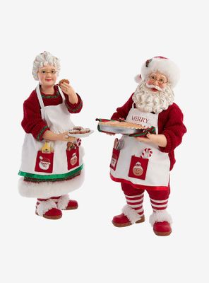 Kurt Adler Fabriche Mr. and Mrs. Santa Figure