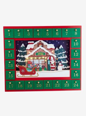 Kurt Adler Santa Toy Shop Advent Calendar