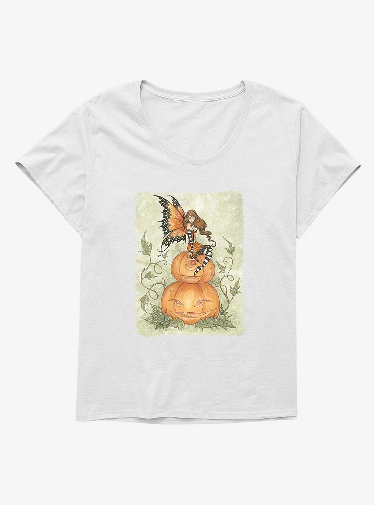Halloween Fae Girls T-Shirt Plus by Amy Brown