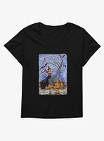 Halloween Tree Girls T-Shirt Plus by Amy Brown