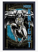 Marvel Moon Knight Lunge Framed Wood Wall Art