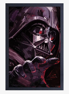 Star Wars Obi-Wan Brushed Vader Framed Wood Wall Art