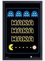 Pac-Man Waka Retro Framed Wood Wall Art