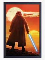 Star Wars Andor Sunset Saber Framed Wood Wall Art