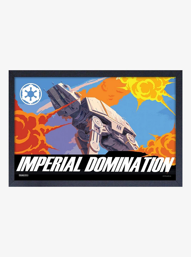 Star Wars Imperial Domination Framed Wood Wall Art