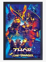 Marvel Thor Love And Thunder Cosmic Framed Wood Wall Art