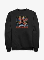 Stranger Things Demogorgon Happy Hanukkah Sweatshirt