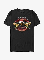 Stranger Things Hellfire Christmas Santa Eddie T-Shirt