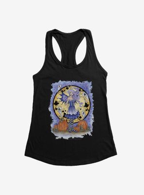 Haunted Pumpkin Patch Womens Tank Top by Amy Brown