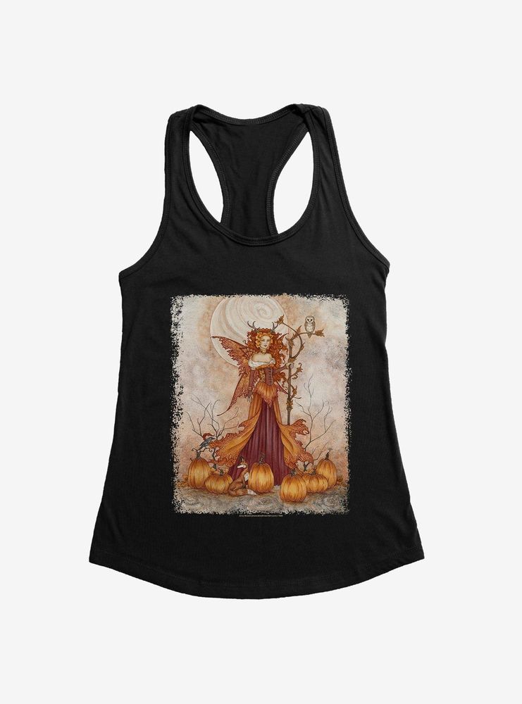 Pumpkin Queen Womens Tank Top by Amy Brown